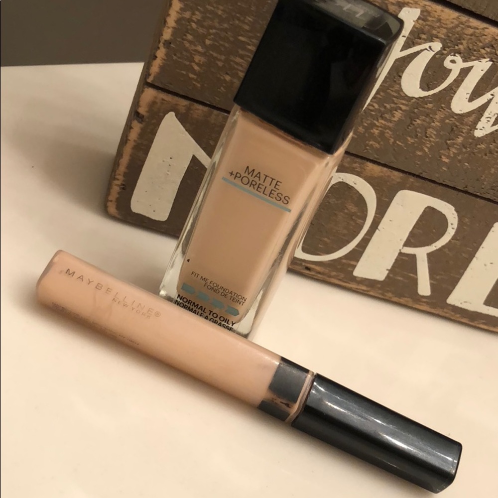 FIT ME FOUNDATION WITH MATCHING CONCEALER